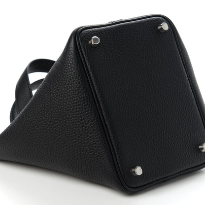 Hermes Taurillon Clemence Picotin Lock 18 PM Black 6 of 10