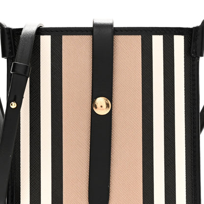 Burberry E-Canvas Calfskin Icon Stripe Anne Phone Case With Strap Archive Beige 7 of 7