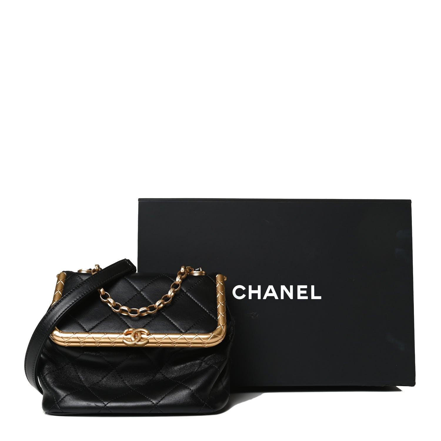 Chanel Lambskin Quilted My Crush Bag Black 904846 – FASHIONPHILE