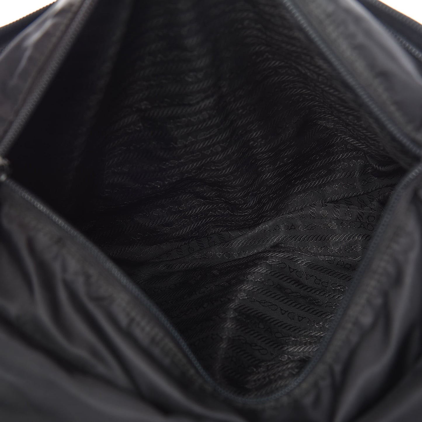 Tessuto Nylon Messenger Bag Black