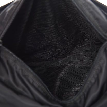 Prada Tessuto Nylon Messenger Bag Black 7 of 10