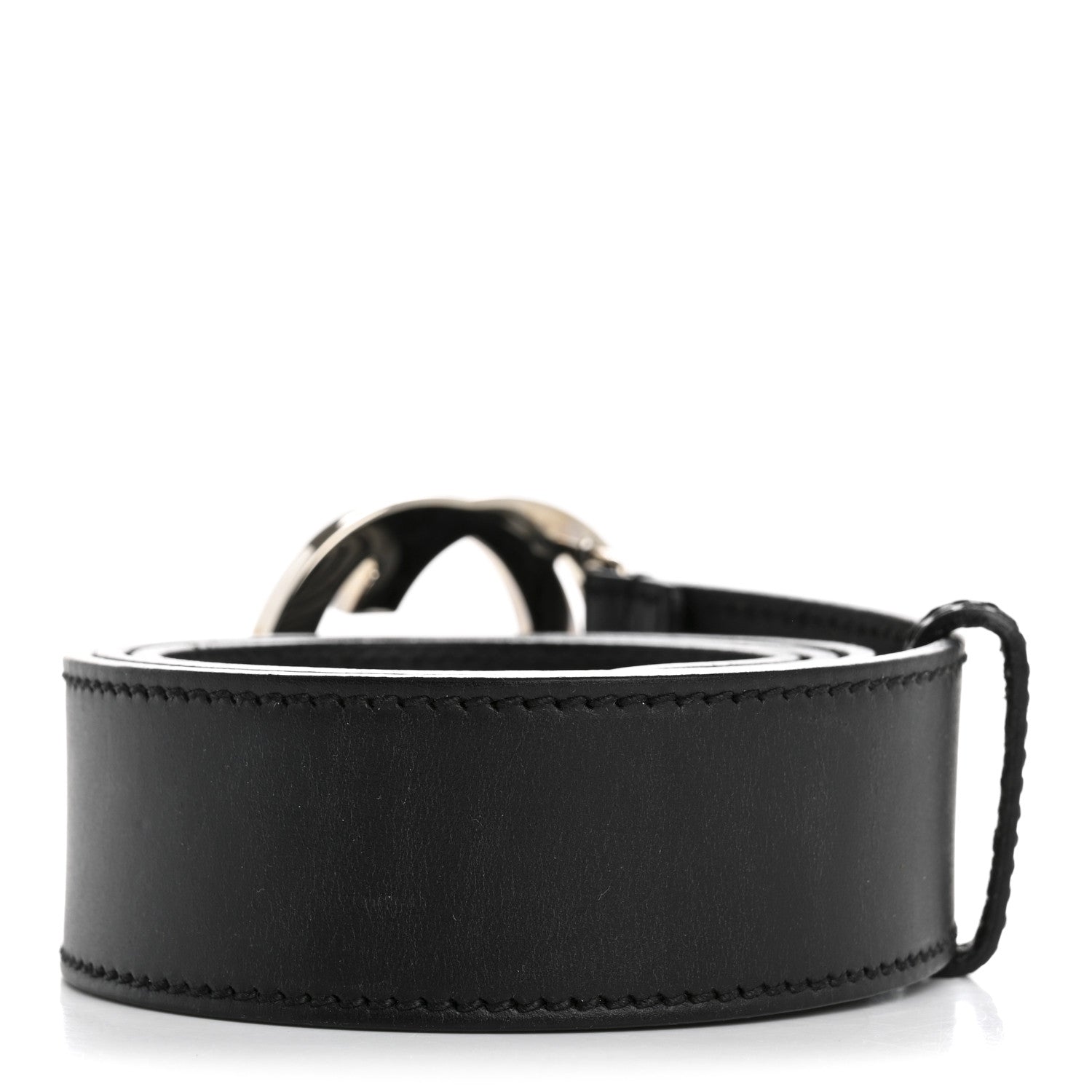 Gucci Calfskin Interlocking G 40mm Belt 90 36 Black 2 of 8