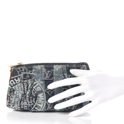 Louis Vuitton Denim Raye Trousse Cosmetic Pouch 2 of 6