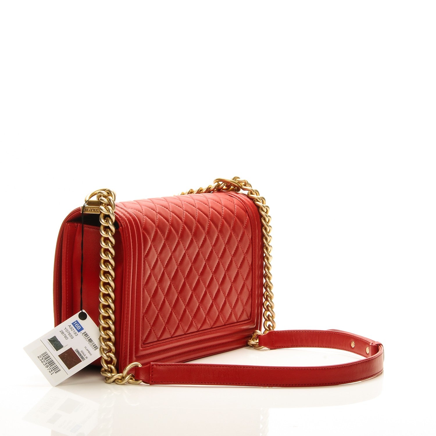 Chanel Lambskin Quilted New Medium Boy Flap Red 3 of 8