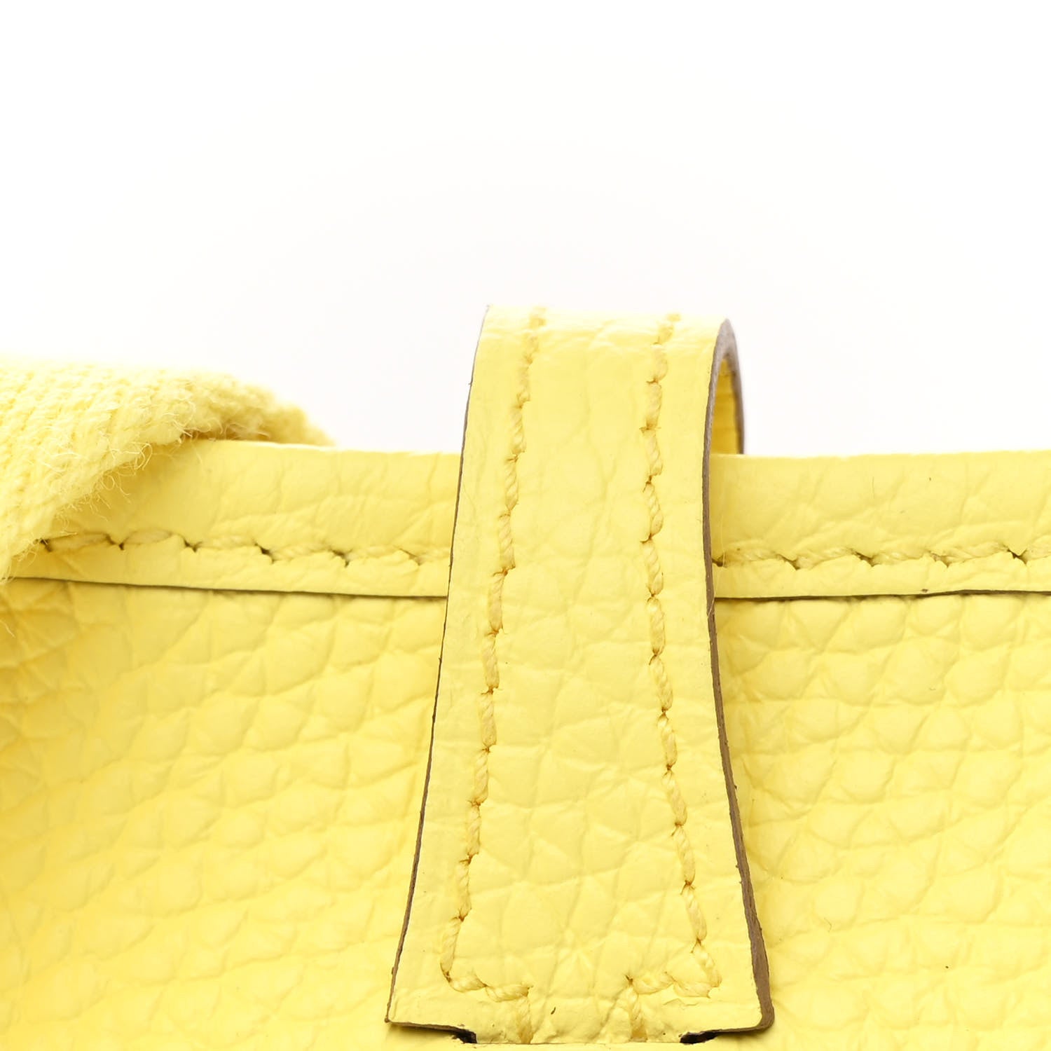 Hermes Taurillon Clemence Evelyne TPM Limoncello 8 of 11