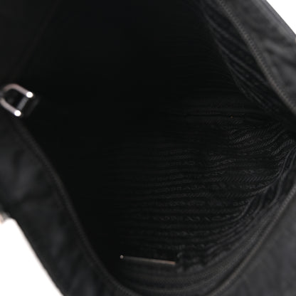 Prada Tessuto Nylon Saffiano Small Crossbody Bag Black 5 of 10