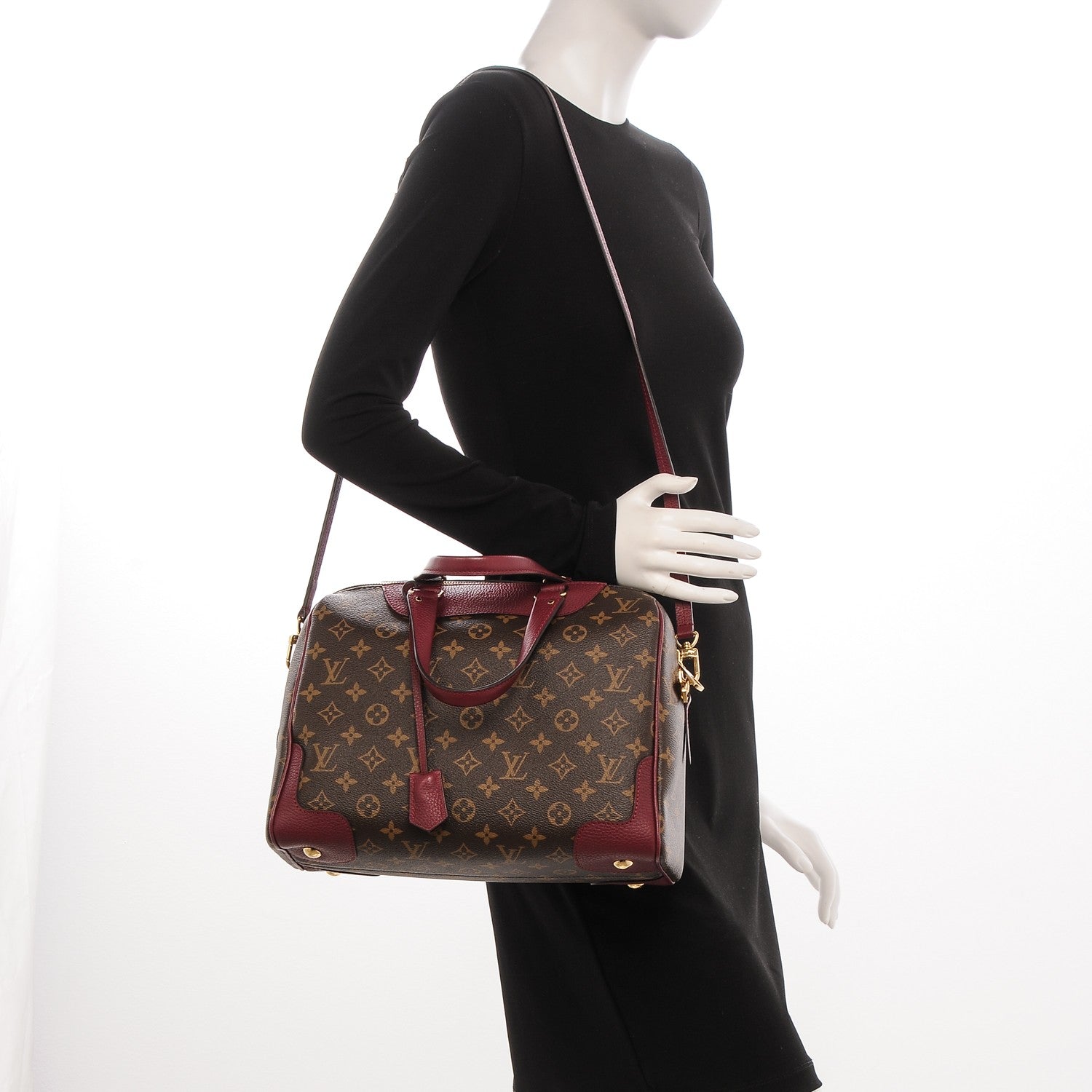 Louis Vuitton Monogram Retiro NM Raisin 2 of 6