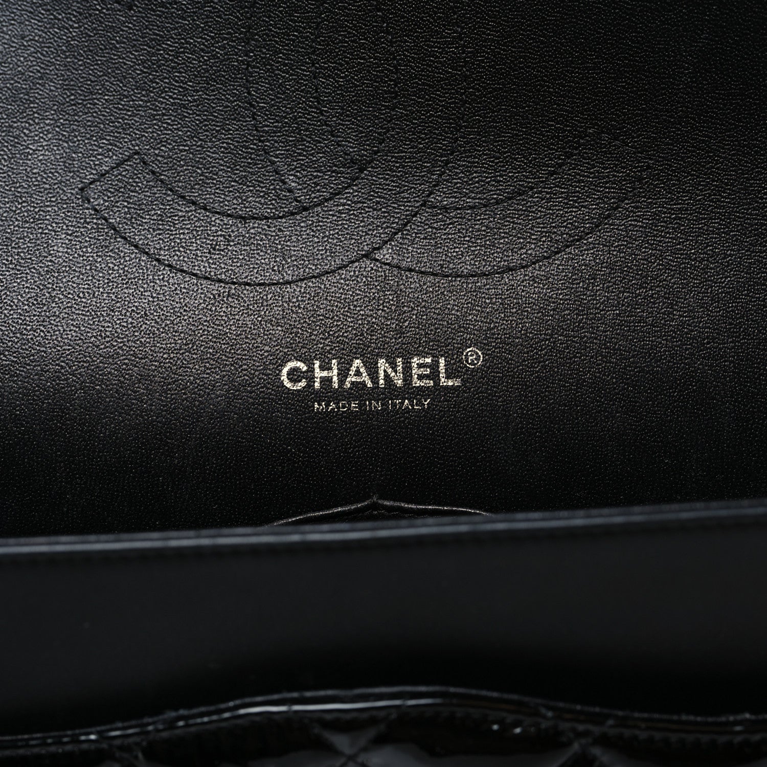 Chanel Patent Quilted Jumbo Double Flap Black 6 of 11