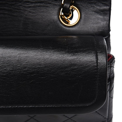 Chanel Lambskin Quilted Small Double Flap Black 9 of 13