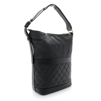 Chanel Caviar Lambskin Quilted Casual Style Hobo Black 3 of 12