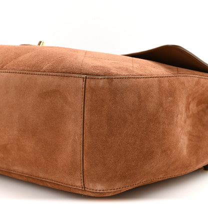 Chanel Suede Calfskin Souplissimo Maxi Flap Camel 10 of 11