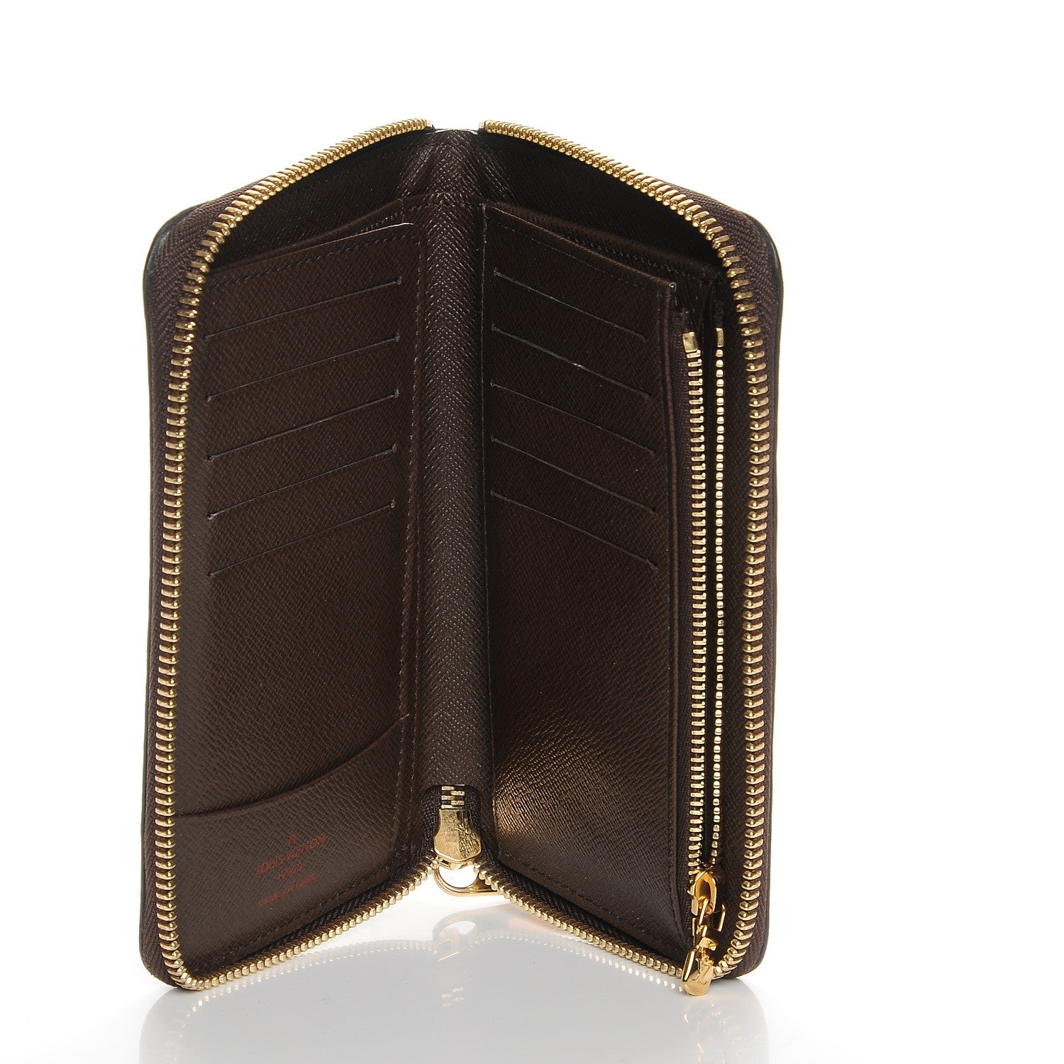 Louis Vuitton Damier Ebene Zippy Compact Wallet 5 of 8