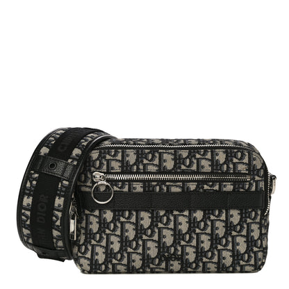 Christian Dior HOMME Oblique Safari Messenger Blue 1 of 10