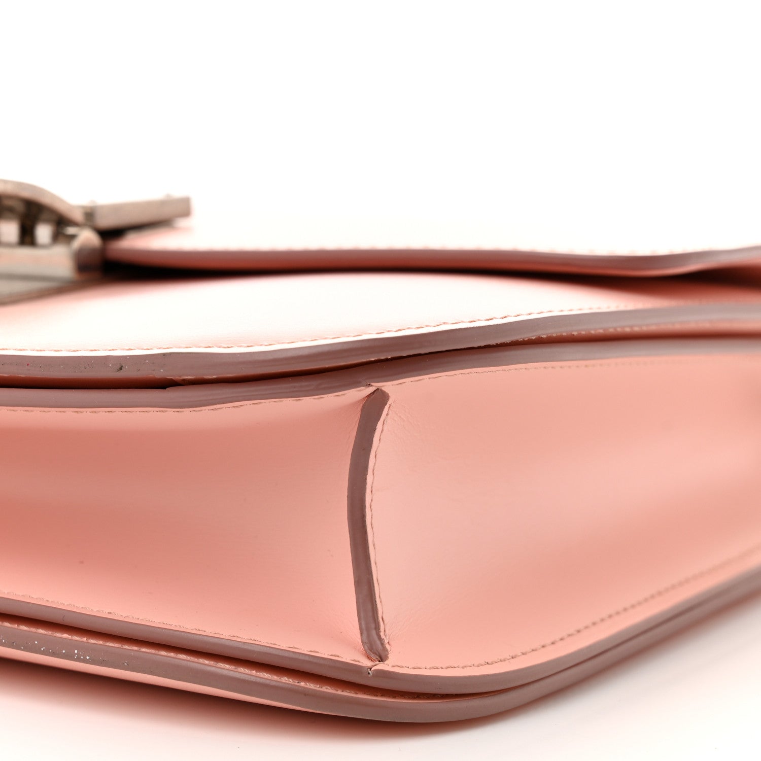 Celine Smooth Calfskin Medium Classic Box Flap Bag Pink 10 of 10