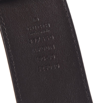 Gucci Moon Calfskin Nickel Double G 40mm Belt 100 40 Dark Cocoa 3 of 5