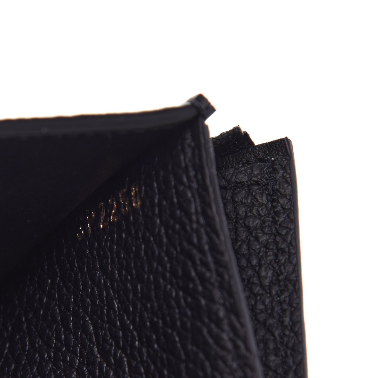 Louis Vuitton Empreinte Zoe Wallet Black 7 of 8