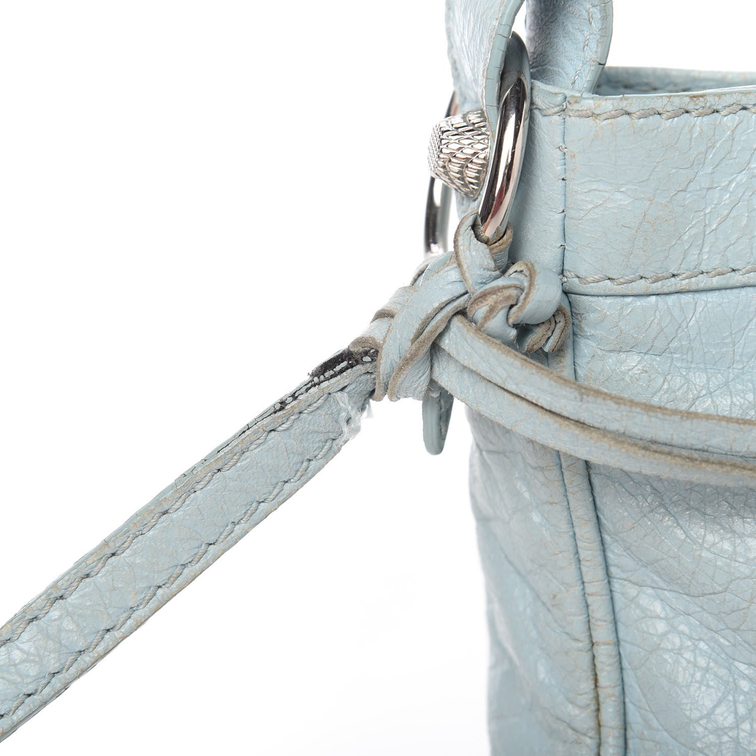 Balenciaga Agneau Giant 12 Silver Hardware Hip Bleu Dragee 9 of 16