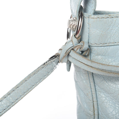Balenciaga Agneau Giant 12 Silver Hardware Hip Bleu Dragee 9 of 16