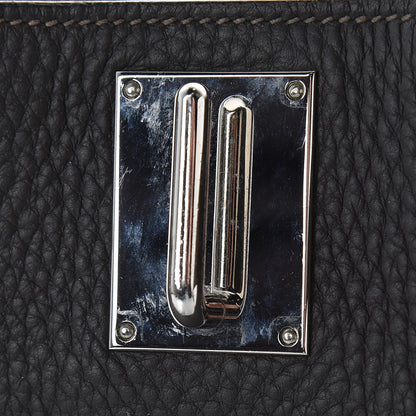 Hermes Taurillon Clemence Bicolor Jypsiere 34 Ardoise Gris Tourterelle 20 of 32