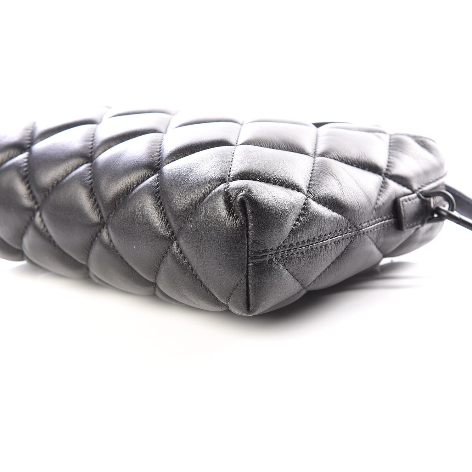 Balenciaga Nappa Calfskin Quilted Touch B Camera Shoulder Bag Black 6 of 8