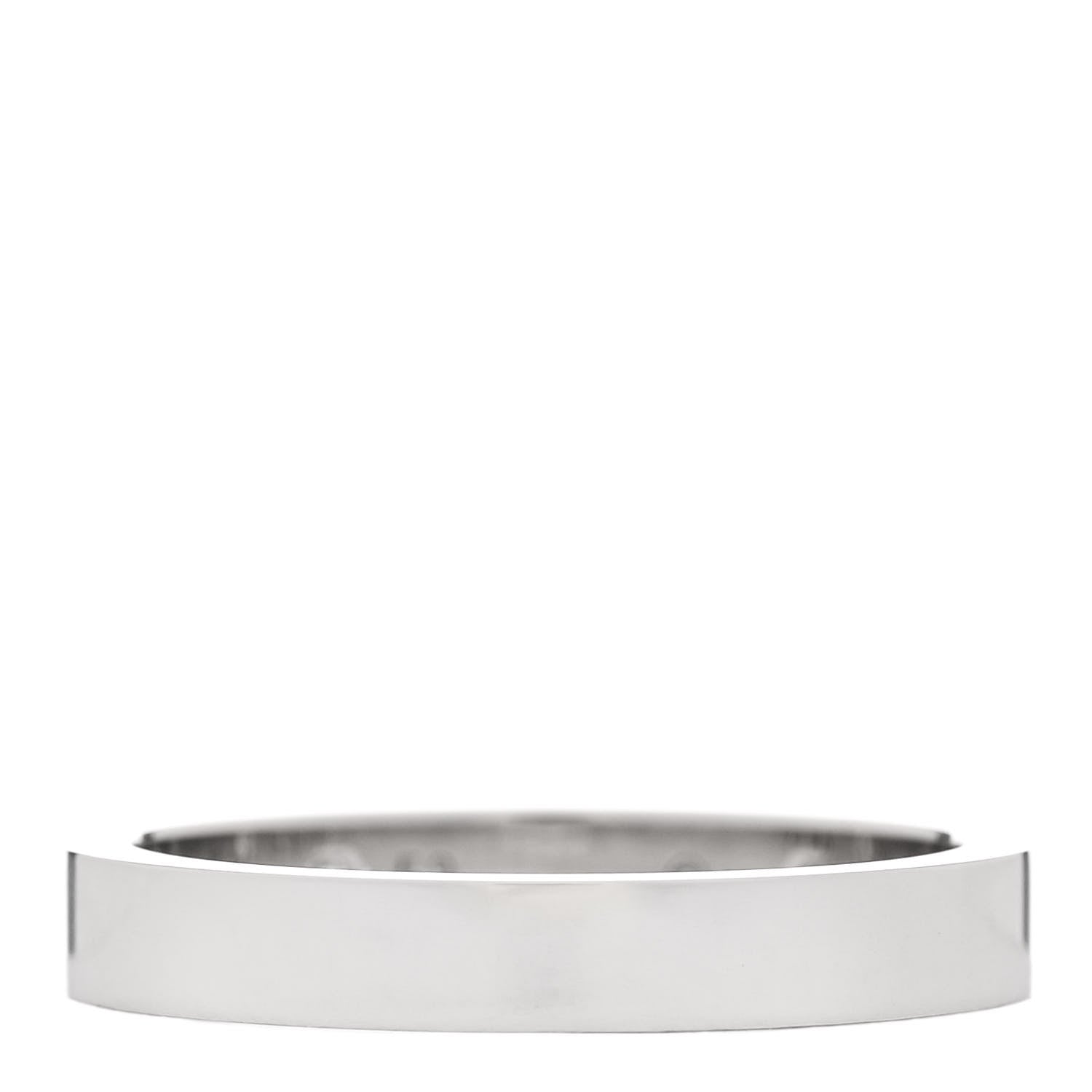 Cartier Platinum 2 Diamond 3mm C De Cartier Wedding Band Ring 52 6 3 of 5