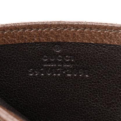 Gucci GG Supreme Monogram Ophidia Card Holder Brown 6 of 7