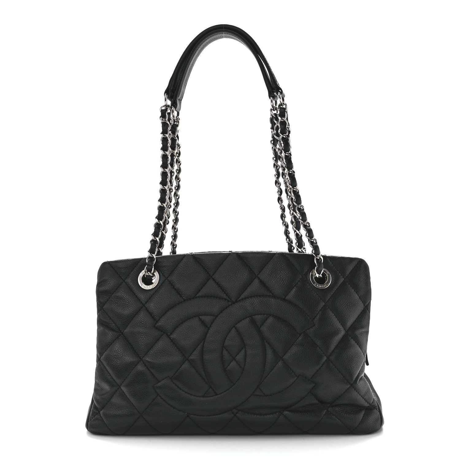 Chanel Caviar Quilted Timeless CC Soft Tote Black 1 of 10