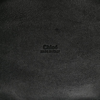 Chloe Smooth Grained Calfskin Small Tulip Bucket Bag Black 7 of 9