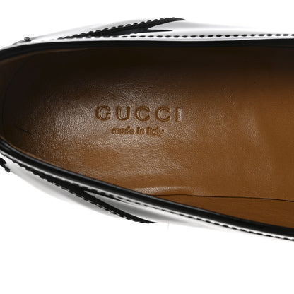 Gucci Patent Womens Jordaan Loafers 40 Black 8 of 10