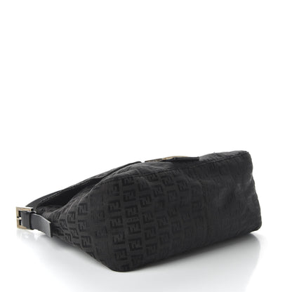 Fendi Zucchino Mama Baguette Black 4 of 9