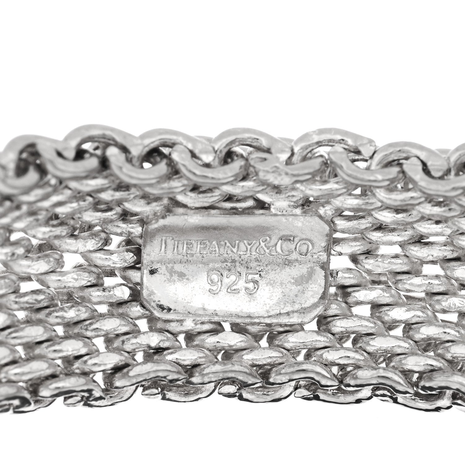 Tiffany Sterling Silver Somerset Mesh Bracelet 3 of 3