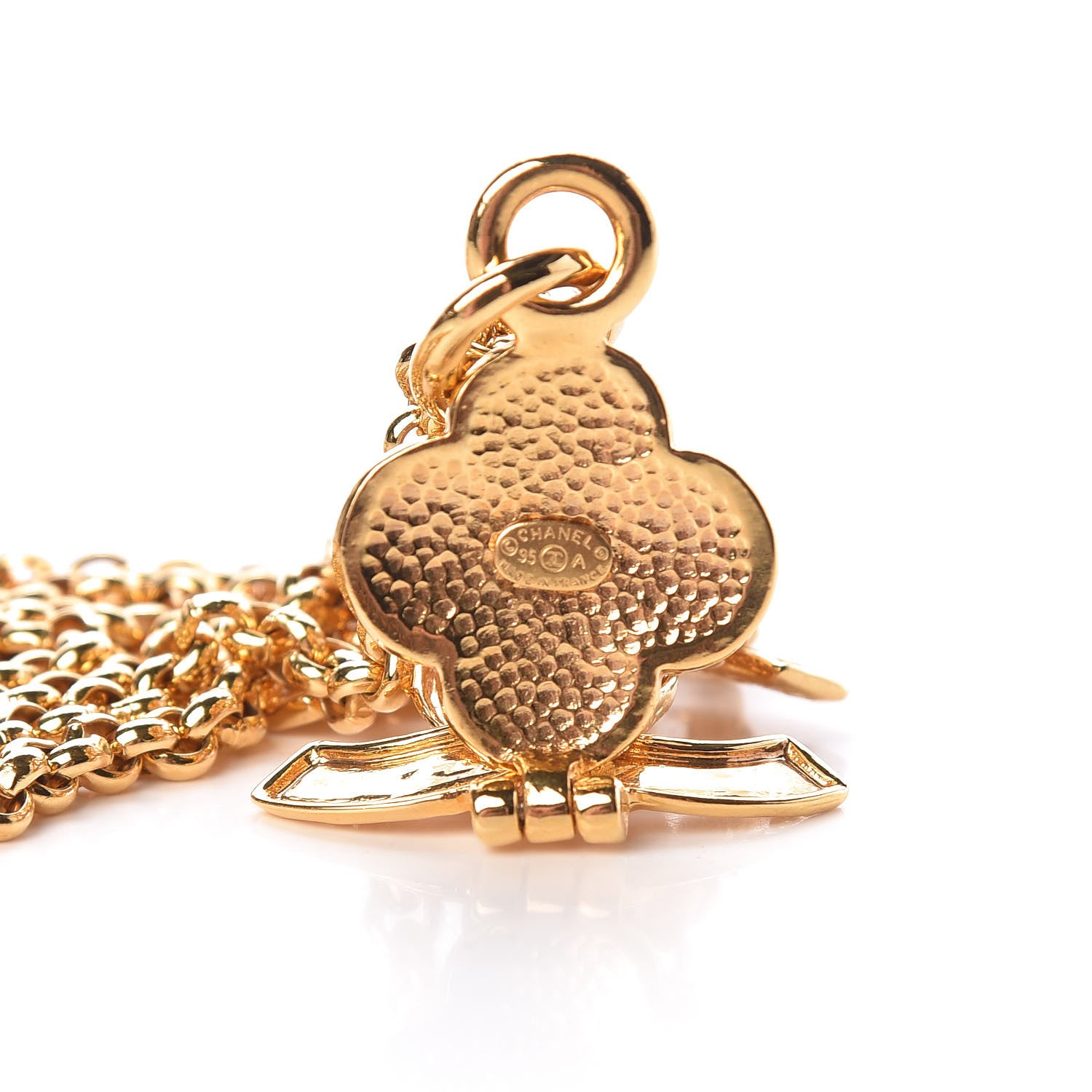 Chanel Chain CC Medallion Belt Gold 4 of 5