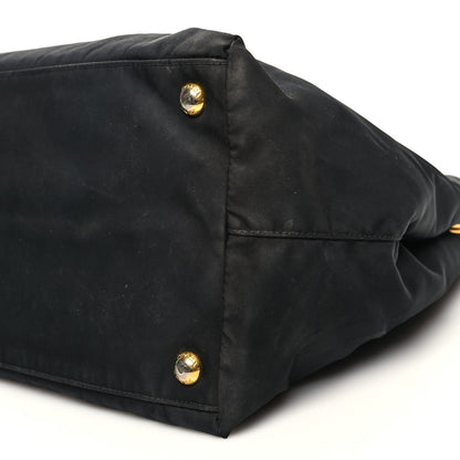 Prada Tessuto Nylon Shopping Tote Black 9 of 17