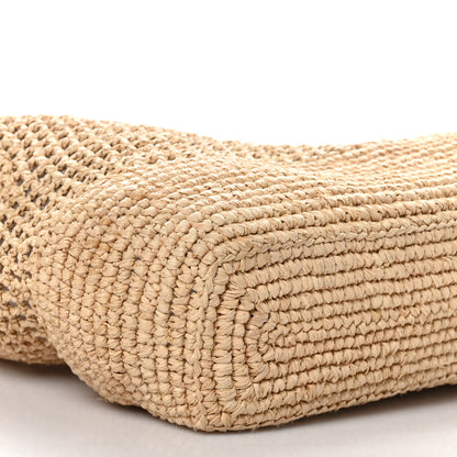 Saint Laurent Raffia Icare Shopping Tote Natural 10 of 11