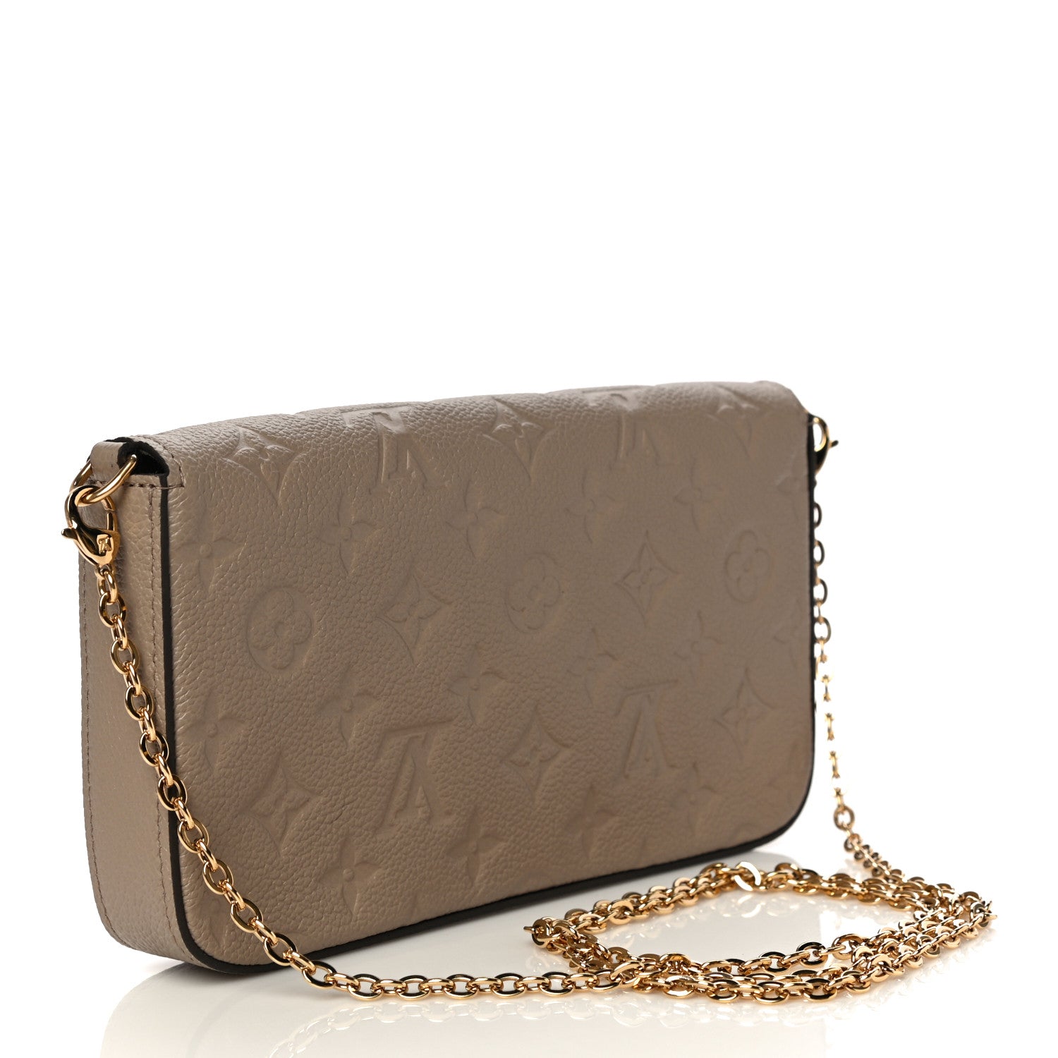 Louis Vuitton Empreinte Pochette Felicie Chain Wallet Tourterelle 3 of 10