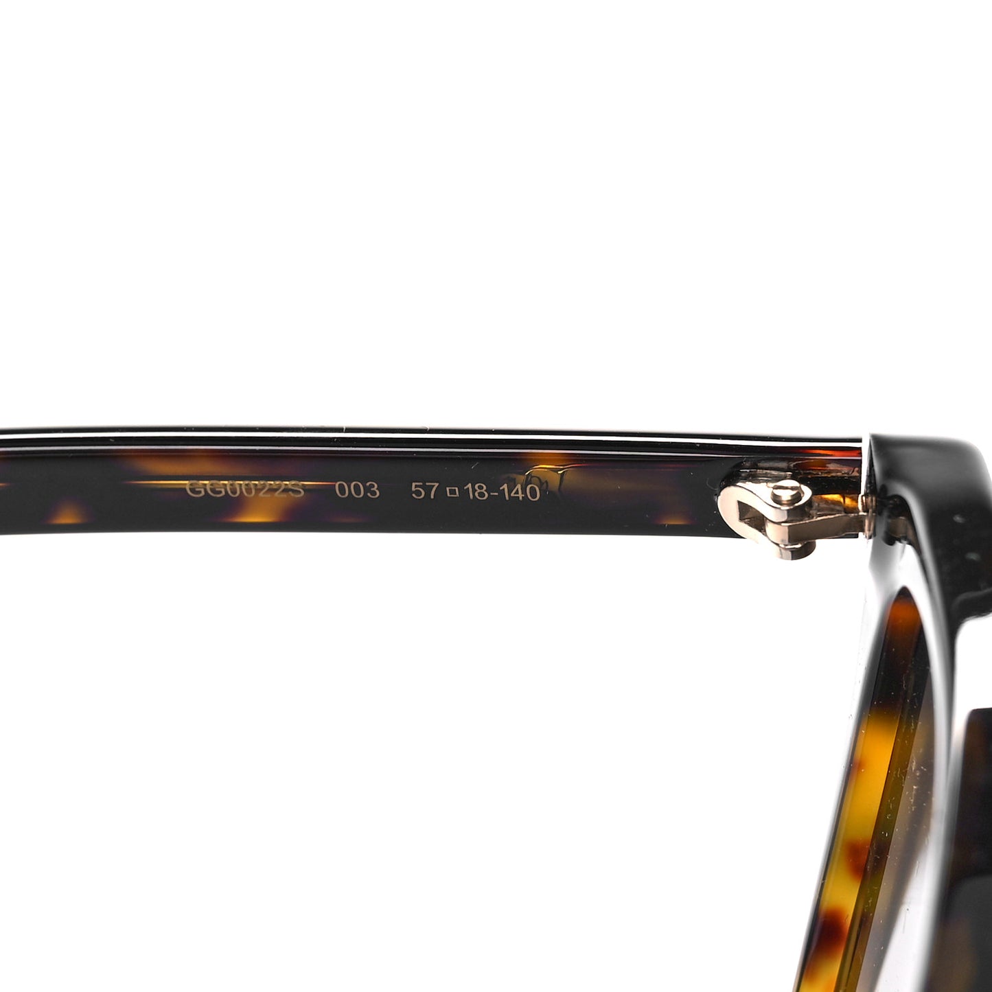 Acetate GG Sunglasses GG0022S Havana