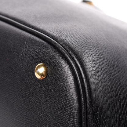 Gucci Textured Calfskin Large Bright Bit Tote Black 12 of 16