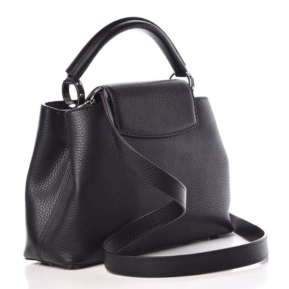 Louis Vuitton Taurillon Capucines BB Black 3 of 9