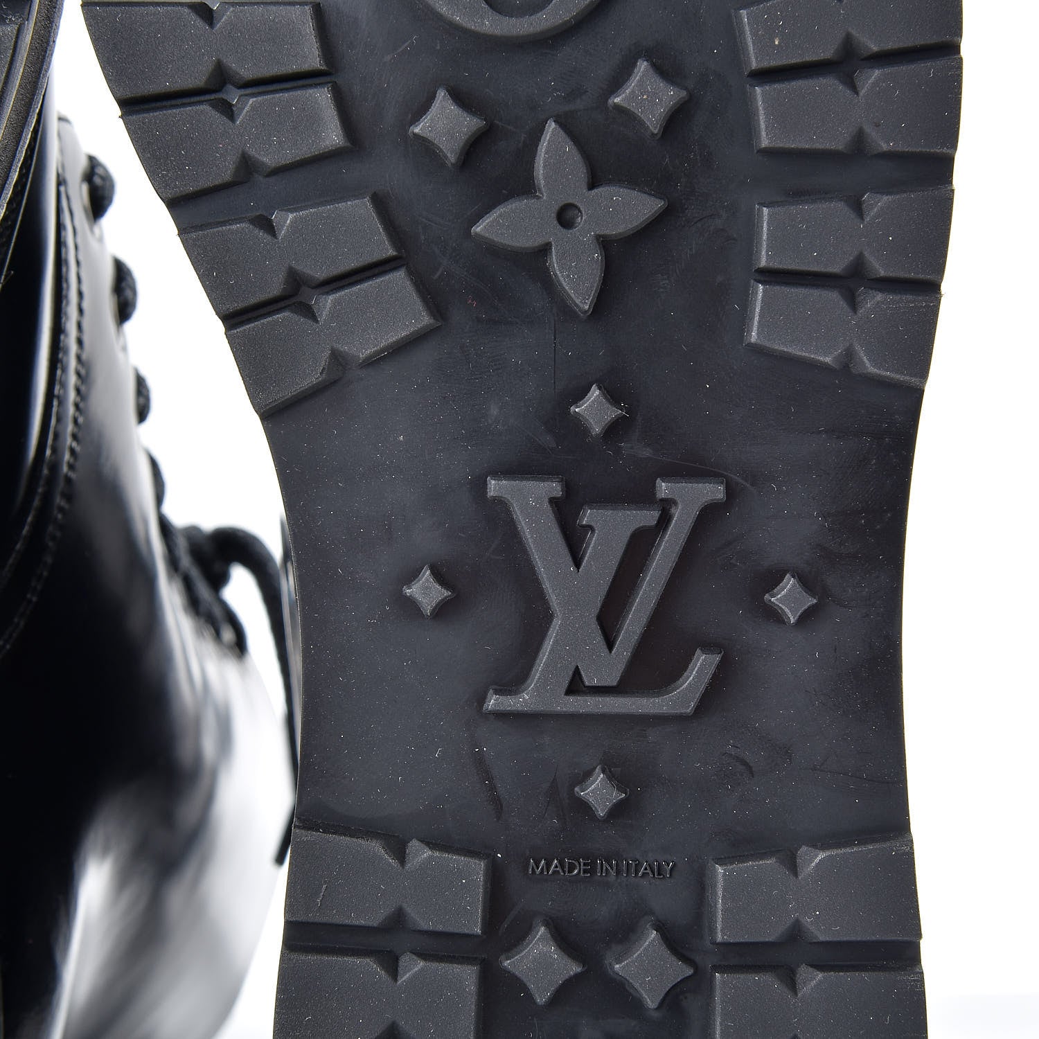 Louis Vuitton Calfskin Glazed Ice Ankle Boots 9.5 Black 7 of 9