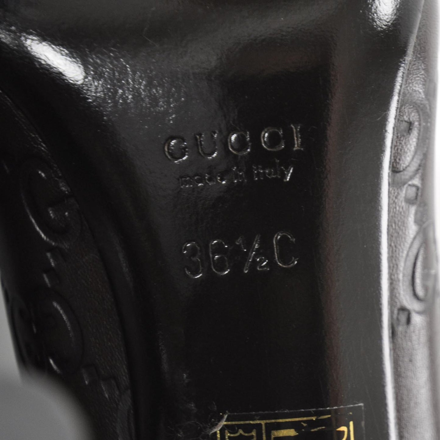 Guccissima Heels 36.5 Brown