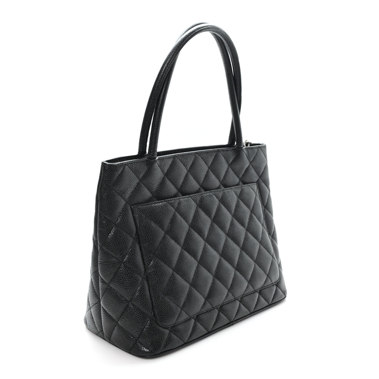Chanel Caviar Quilted Medallion Tote Black 3 of 10