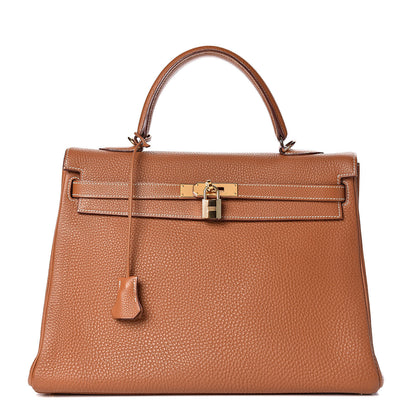 Hermes Togo Kelly Retourne 35 Gold 1 of 38