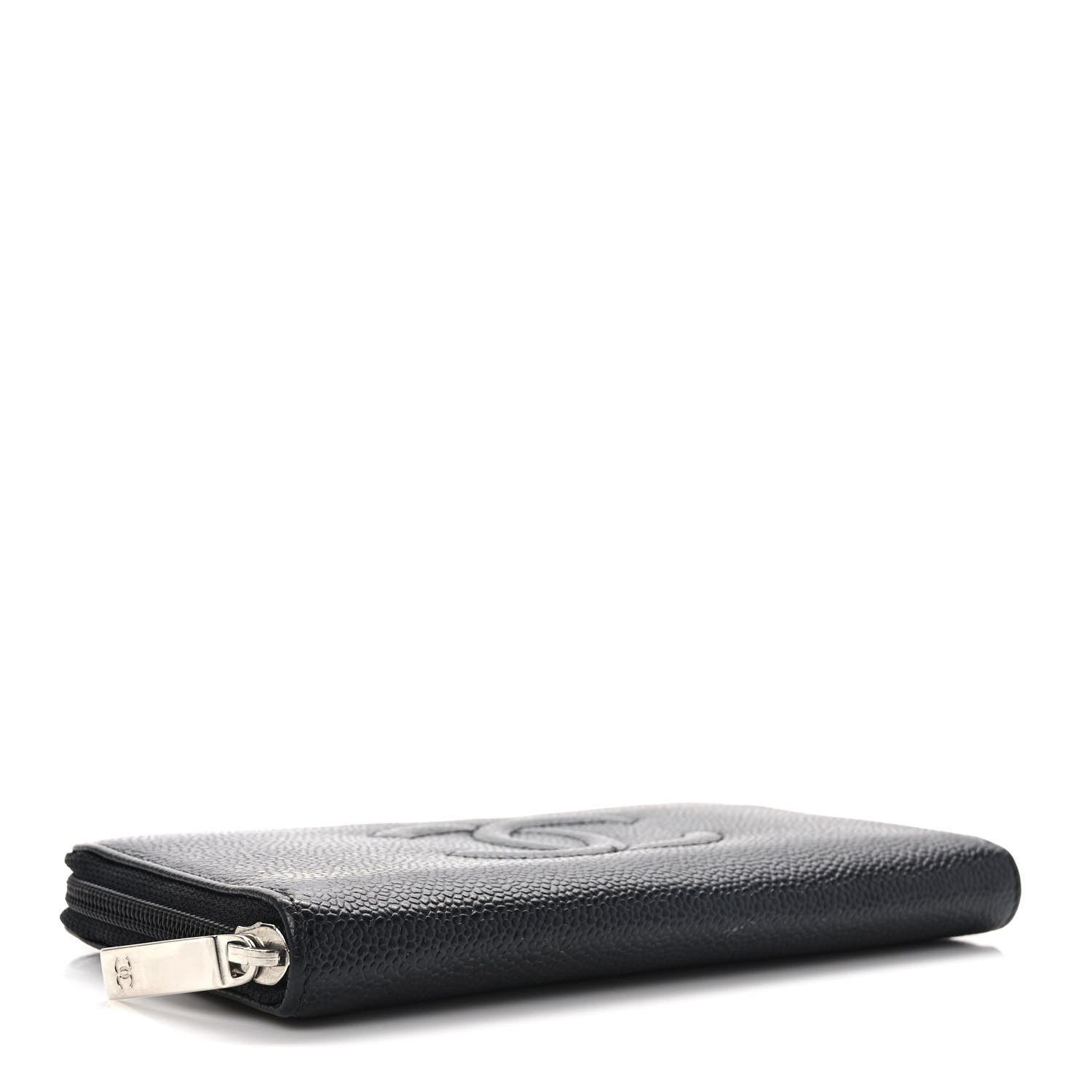 Chanel Caviar Large Timeless CC Zip Around Wallet Black 4 of 7