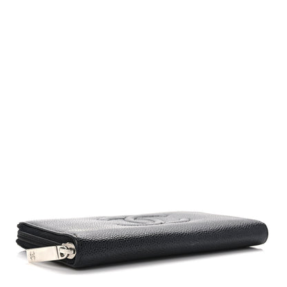 Chanel Caviar Large Timeless CC Zip Around Wallet Black 4 of 7