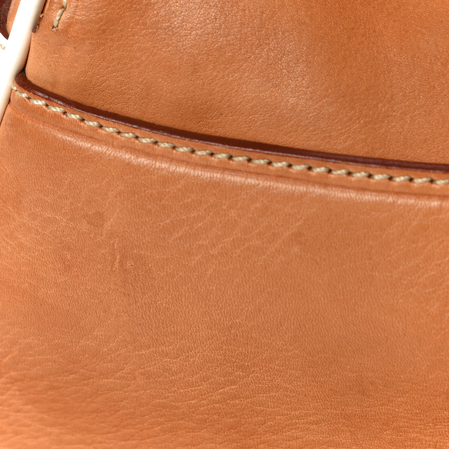 Prada Vernice Old Calfskin Saddle Bag Sabbia Naturale White 15 of 16
