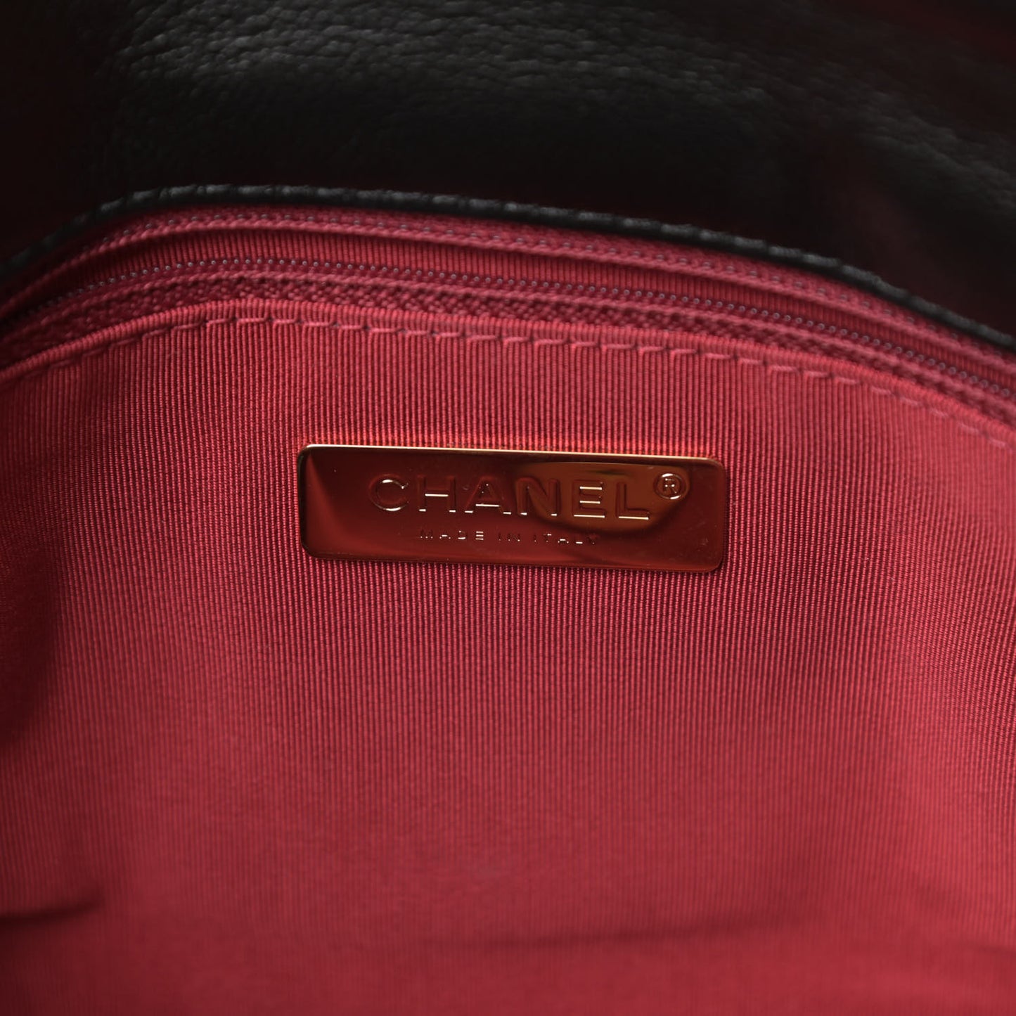 Goatskin Quilted Medium Chanel 19 Flap Black