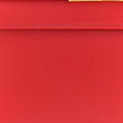 Saint Laurent Smooth Calfskin Manhattan Shoulder Bag Rouge Eros 8 of 12