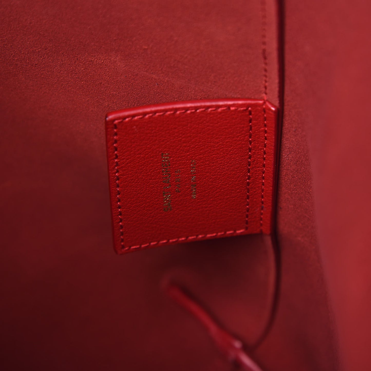 Calfskin Toy Shopping Tote Rouge Eros