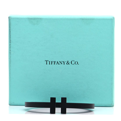 Tiffany Black-Coated Stainless Steel T Square Bracelet 5 of 5
