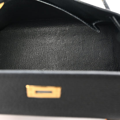 Hermes Togo Lizard Kelly Retourne Touch 25 Black 5 of 11